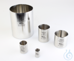 Messbecher,f. Schüttgewicht, 250ml  Messbecher für Schüttgewicht, Edelstahl, Sondergröße 250 ml,...