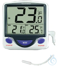 Thermometer, -50°C +70°C, m. Sensor Thermometer für Kühlgeräte, Messbereich: -50°C bis +70,...