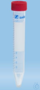 Schraubröhre, PP,steril,15ml, 120x17mm  Schraubröhre, PP, steril, 15 ml, 120x17 mm, Spitzboden,...