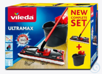 Wischset Ultramax Complete, Vileda  Wischset Ultramax Complete mit dreiteiligem Stiel, Vileda,...