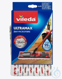 Wischbezug für Ultramax  Ultramax 2in1 Ersatz-Wischbezug, aus Microfaser, Vileda, VE = 1 St.,...