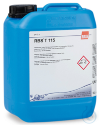 Reinigungsmittel RBS T 115, VE= 5 Liter  Reinigungsmittel RBS T 115, Phosphatfrei, pH einer 2...
