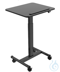 Beistelltisch, m.Rollen, 51 x 60 x 75 cm  Beistelltisch mit Rollen, schwarz, Abmessung: 51Tx...
