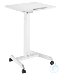 Laptoptisch m. Rollen, 60 x 56 cm, weiß  Laptoptisch mit Rollen (Feststellbremse), MC-982, weiß,...