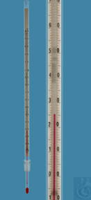 Thermometer, Maximum, 0+150:1°C  Maximum-Schleuderthermometer, 0+150:1°C, 260x6-7mm, Stabform,...