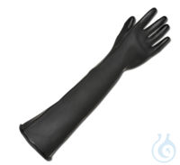 Schutzhandschuhe, Gr. 10  Schutzhandschuhe 1599SH8910LN, III, 78 cm, Latex, Stahlkabine, DM: 210...