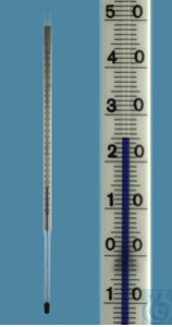Labor-Stockthermometer  Labor-Stockthermometer, ähnlich DIN, Einschlussform, -20 + 250:1°C,...