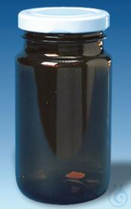 Weithalsflasche, braun, 1000ml, VE= 14  Weithalsflasche, braunglas, Interpharma, 1000ml, Twist...