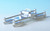 Folienschneider (6 Streifen)  Schneidegerät mit Klemmvorrichtung für Folie Kugelgelagerter...