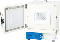 Digital Muffle Furnace, programmable, 1000°C, 3 Liter,   with 4-side heating, digital PID Control...