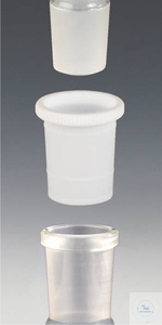 Sleeves NS 12/21 PTFE-Sleeves for joints, for cones ST 12/21, with gripping ring, wall thickness:...