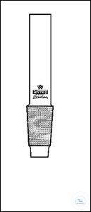 Cones, full length ST 19/38 ST-Cones, full length, skirted, ST 19/38 Ø:17 mm, length:150 mm,...