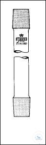 Kern NS29/32 DOUBLE Kernen, dubbel, vorm D, NS 29/32, DIN 12249 PRECISO, Ø-26 mm, L: 170 mm, WDG:...