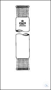 Huls NS29/32 DOUBLE Hulzen, dubbel, vorm C, NS 29/32, DIN 12249 PRECISO, Ø: 33 mm, L: 170 mm,...