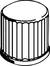 Schraubkappen GL14 geschlossen Schraubkappen, geschlossen, PBT,GL 14, mit PTFE-beschichteter...