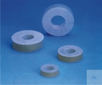 Gaskets, with vulcanized-on PTFE-liners, GL 18, seal: O.Ø16 mm, I.Ø8 mm, for tubes: 7,5 - 9,0 mm...