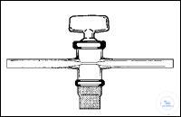 1-Wege-Hahn Kapillar NS12,5 Bohrung 1,6mm