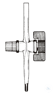 2Articles like: Stopcock f. burettes hollow ST 12,5 Stopcock for burettes, straight, ST 12,5,...