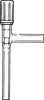 Needle valve stopcock angled Needle valve stopcock, angled, 