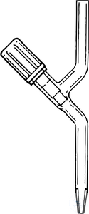 Needle valve stopcock "Economy" f. buret
