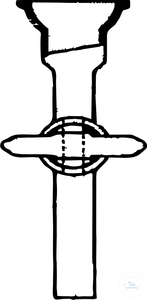 Stopcocks for bottom outlet for reaction vessel with bottom outlet, S 40/25-tray, DN 200,...