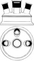 Lids flat flange LF 60, with center neck ST 29/32, 2 angled side necks 15°, ST 14/23, 1 straight...