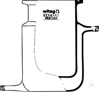 Cuve de réaction 5000 ml enveloppe temp NW150 Cuve de réaction, 5.000ml, avec chemise de...