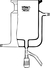 Thermostatic reaction vessels, NW 100, 1000 ml, ungraduated, with cooling jacket and withdrawal...