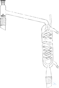 Distilling links, for inflammable solvents, therm. ST 14/23, cone ST 24/29, length 250 mm