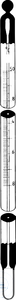 Kälte-Laborthermometer -50+50:1°C Kälte-Laborthermometer, DIN 12778, Stabform, -50+50:1°C,...