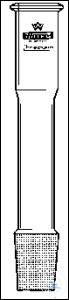 Stirrer guides, with ST-cones, cone ST 29/32, bore of tube 10 mm made from DURAN tubing