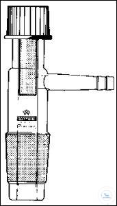 ROERENDE BEVESTIGING/KOELING M. NS24/29 KOELMANTEL MET PTFE SCHACHTGELEIDING, KERN NS 24/29,...