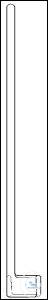 Stirrer shafts, 7-8 mm dia., curved ends (24 mm)