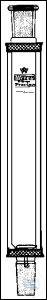 FRACT. KOLOMMEN/HEMPEL 29/32 Fractioneerkolommen volgens Hempel, met glazen mantel, kern NS...