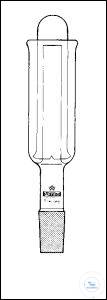 Drying tube acc. to Dr. Wünsch, cone ST 14/23