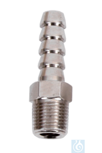 Schlauchverbinder 1/4inch, 6.4mm, 1/8PT, für alle Vakuumpumpen, aus Messing