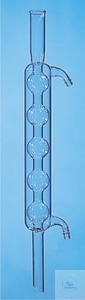 Kühler/Allihn Mantellänge: 400mm Allihn-Kühler, nach DIN 12581, Mantellänge 400 mm mit 8 Kugeln