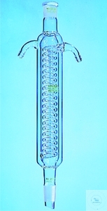 Intensivkühler, nach DIN 12593, Kern und Hülse NS 24/29, Mantellänge 250 mm, VE = 2 Stück