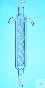 Réfrigérant intensif 400 mm, 2xNS24 à double enveloppe