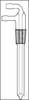 Immersion coolers (Dephlegmators) PRECISO, cone St 14/23, eff. length 100 mm, total length 180 mm