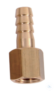 Schlauchverbinder 1/4 inch, 6.4mm, 1/4PT, für alle Vakuumpumpen, aus Messing