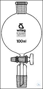 Dropping funnel round bottom 2000ml ungraduated