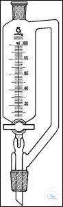 Dropping funnel, with pressure equalization, cylindrical, graduated, with Drip-Nozzle,...