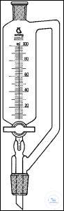 Tropftrichter 10ml 2 x NS 14/23 Tropftrichter, mit Druckausgleich, zylindrisch, graduiert,...