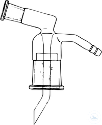 Adapter, flasks capacity 100 ml condenser socket ST 24/29