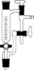 INTERMEDIATE RECEIVERS, ANSCHÜTZ-THIELE, GRADUATED, PTFE- STOPC., W.STRAIGHT, ADAPTER, WITH...