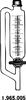 Dropping funnel with pressure equal., cylindrical, graduated, ST-stopcock 50 ml, 1 GL 18