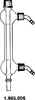 Liebig-Kühler 160mm 1 GL18/10 1 FA 10 Liebig-Kühler, 160 mm, 1 GL 18/10, 1 FA 10, 2 GL 14/6, mit...