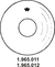 Isoplan-Schutzscheiben Bohrung 25mm Isoplan-Schutzscheiben, Bohrung 25 mm, (beständig bis 750°C)