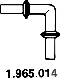 Verbindungsstücke gebogen 90° 2 FA 10 Verbindungsstueck, 90° gebogen, 2 FA 10